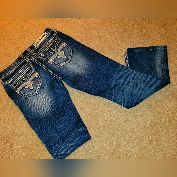 Rock Revival Jillian Easy Boot Jeans Size 6 (28) - Picture 4 of 5